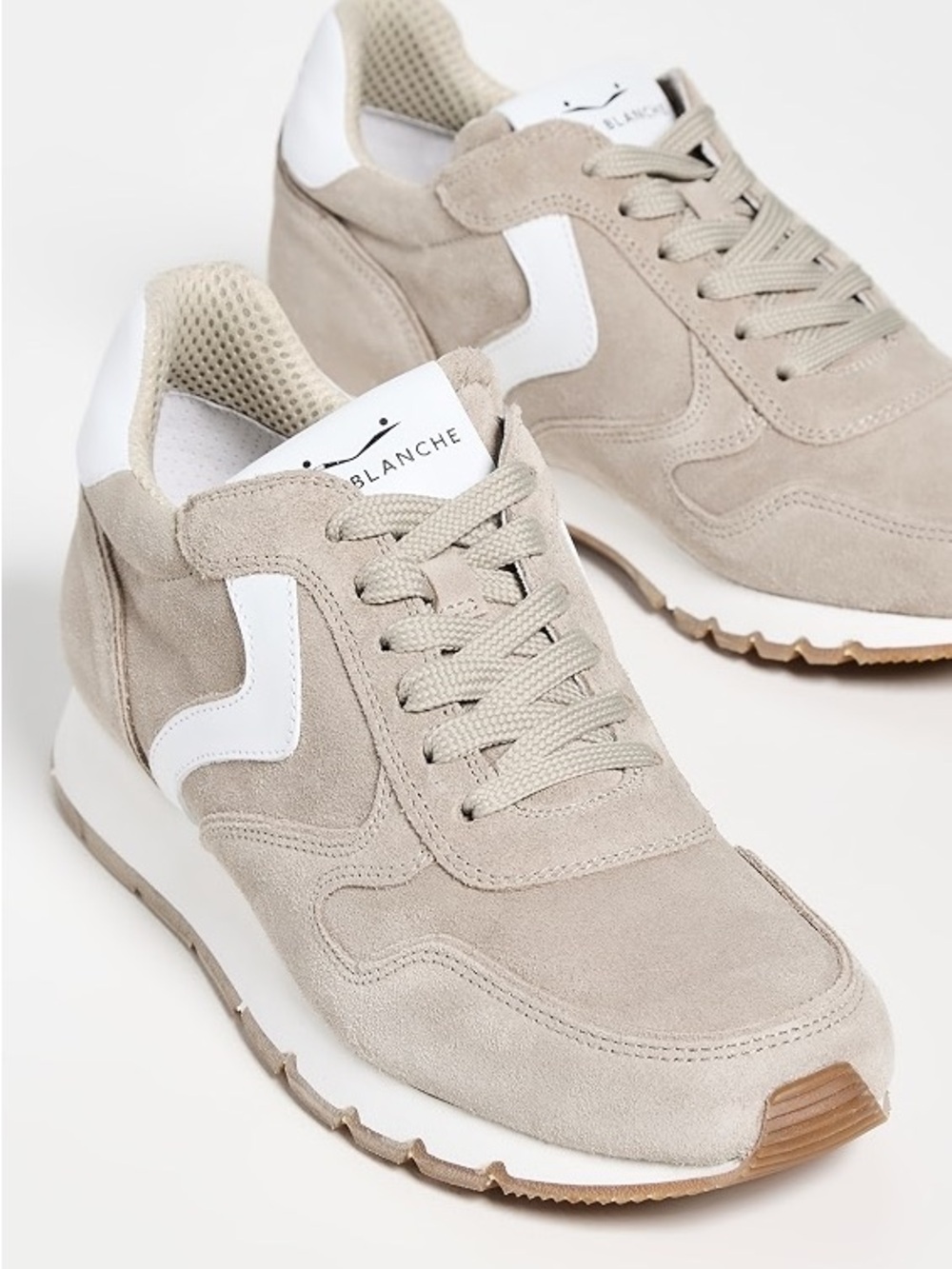 VOILE BLANCHE JULIA Suede Sneakers in Beige 38 8 tan fall shoes $285
